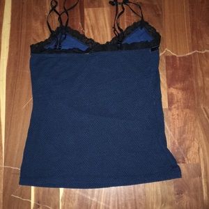Express Tops - Express velvet trimmed camisole size M Express Tops - Express velvet trimmed camisole size M